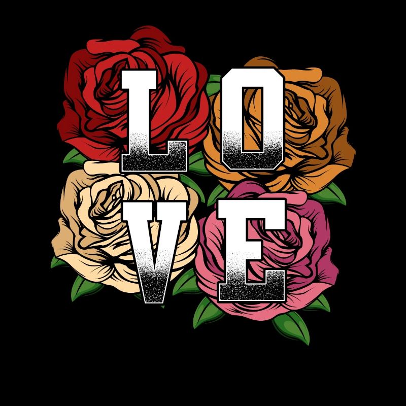 Déclaration de roses d'amour de l'idée de déclaration de déclaration d'amour