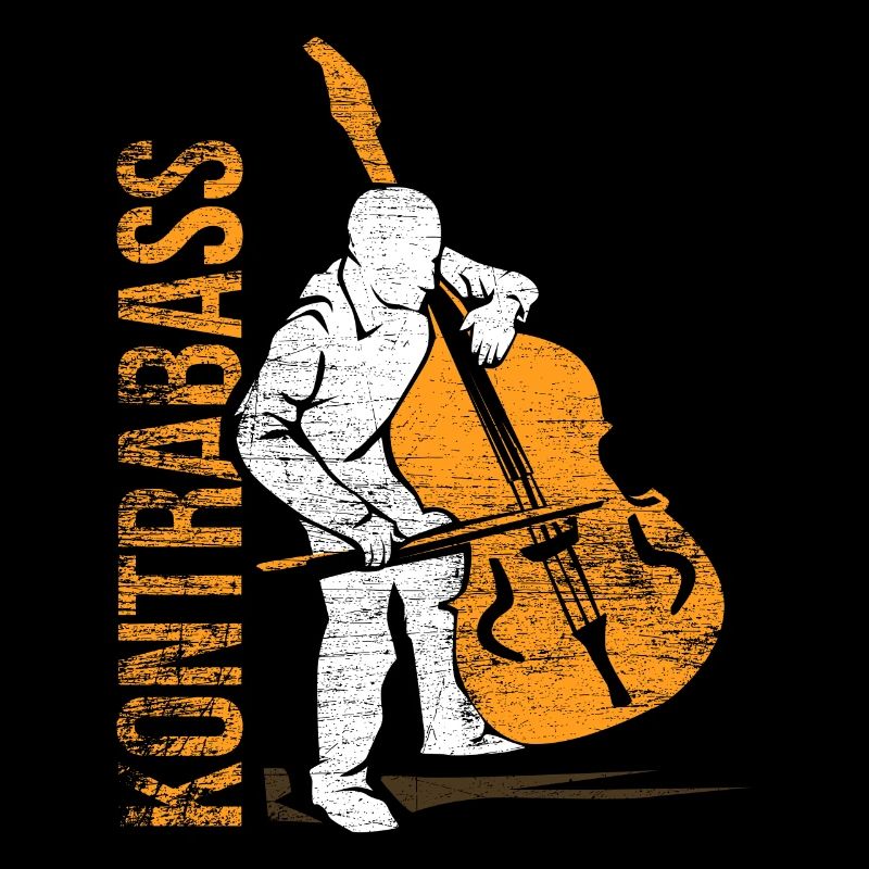 Kontrabass Musiker Geschenk