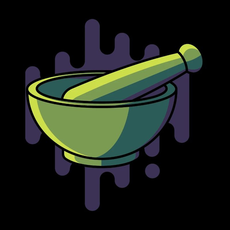 Mortar with pestle, gift laboratory chemistry laboratory