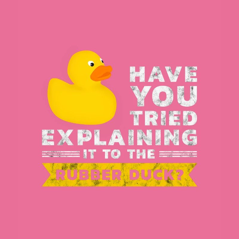 Programmierer Gummiente Debug