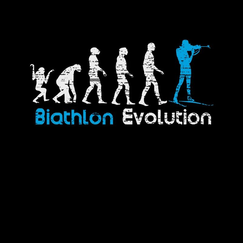 Biathlon Evolution Wintersport Geschenk