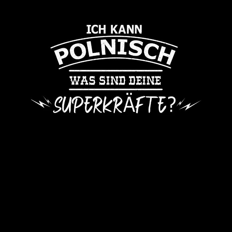 Polen Polnisch Superkräfte Souvenir Sprache