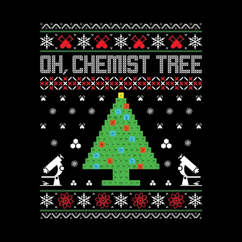 OH CHEMIST TREE Nerd Geek Gift Idea Christmas