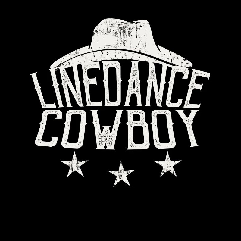 Linedance Cowboy Linedancer cadeau