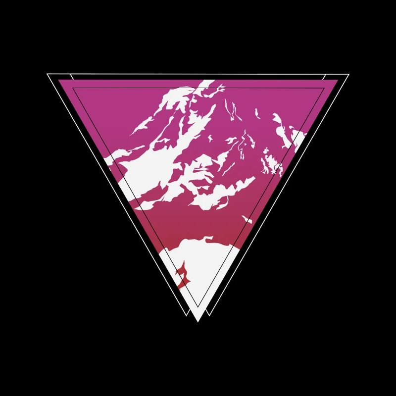 Mountain abstract art