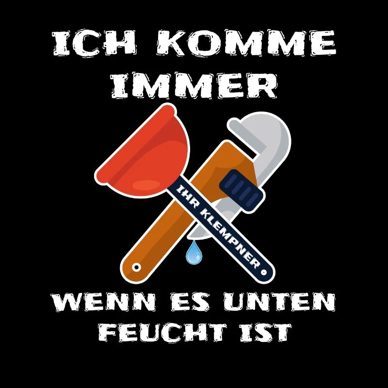 Lustiger Klempner Sprüche Handwerk Berufe Geschenk