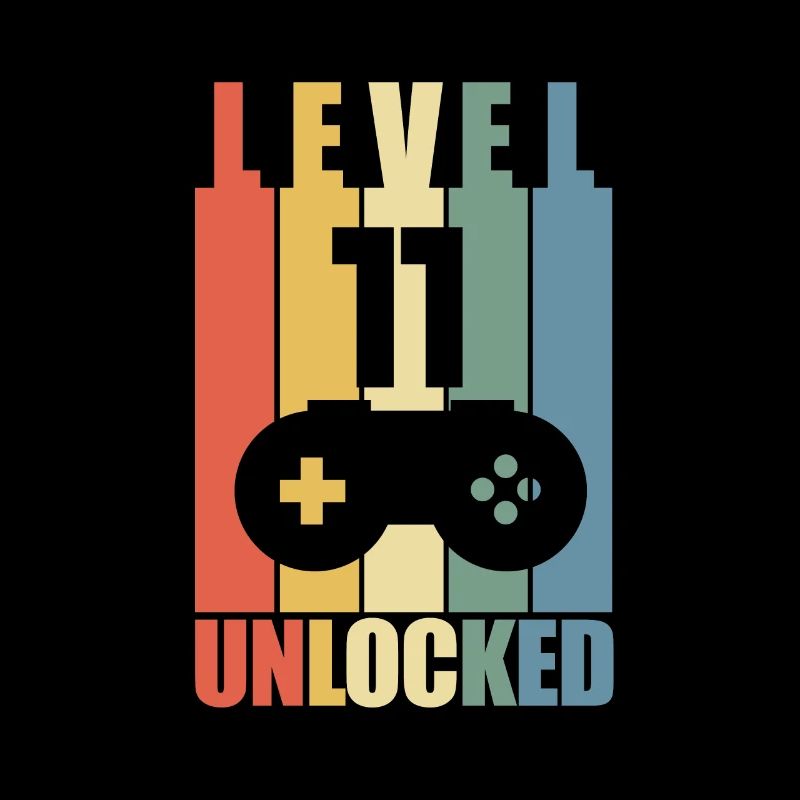 Level 11 11th Birthday Gaming Gamer Gift