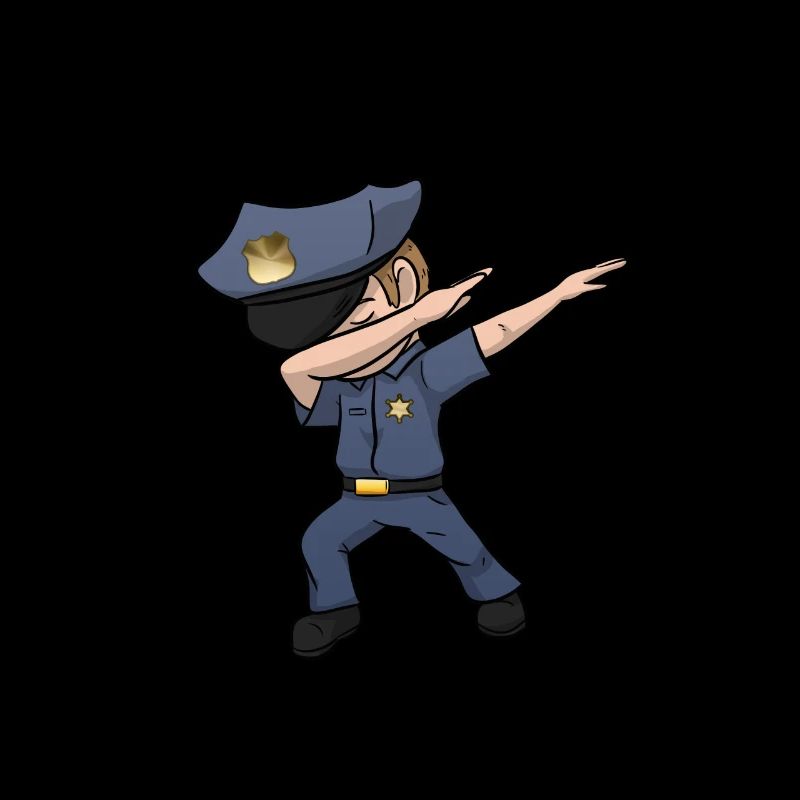 Dabbing Polizist Dab Polizei