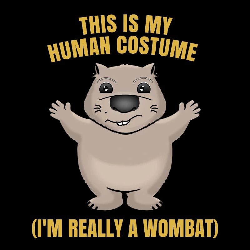 Wombat Beuteltier Wald Safari Geschenk