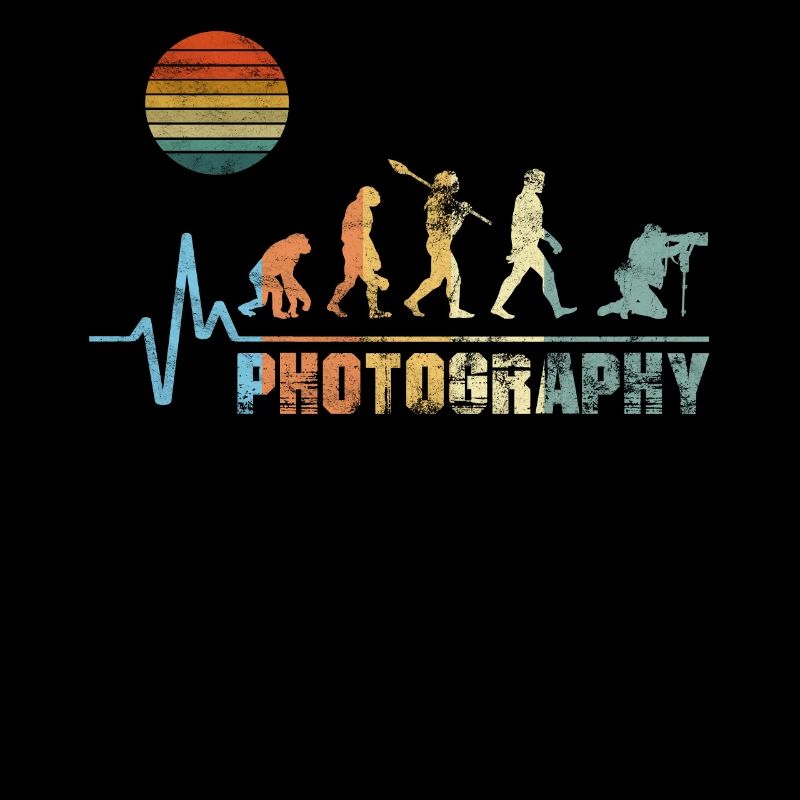 Battement de coeur vintage de photographie d'évolution