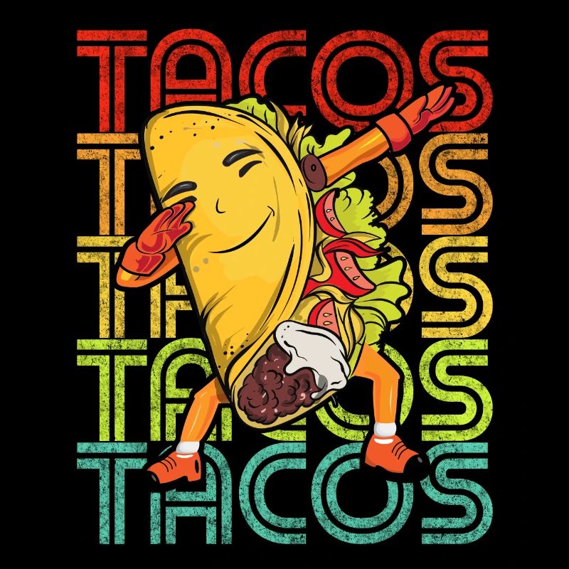 Dabbing Taco Cinco de Mayo Funny Tacos