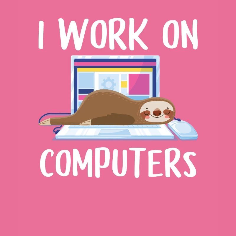 I work on computers Computer Progammer Geschen