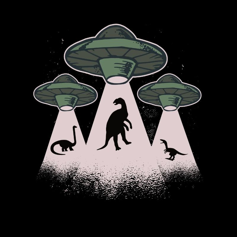 T-Rex Dino Ufo Alien Space Geschenk