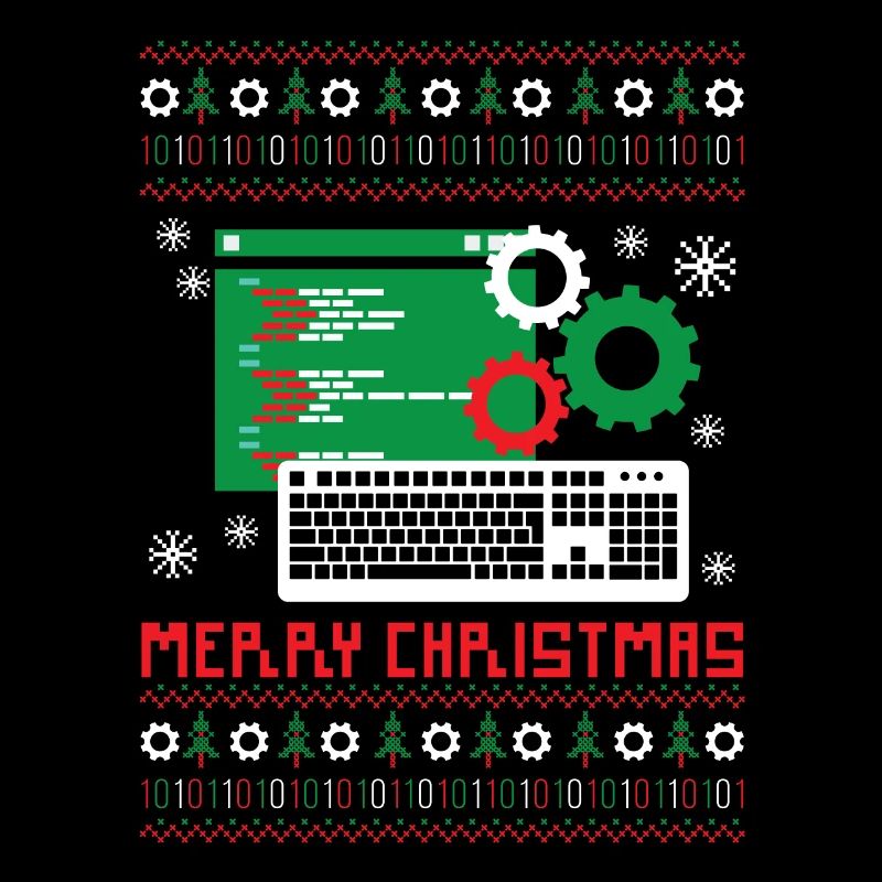 Gamer Christmas Ugly Sweater Nerd Informatiker