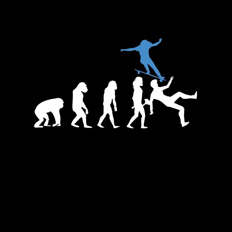 Skateboarder Evolution Skateboard Skateboarding
