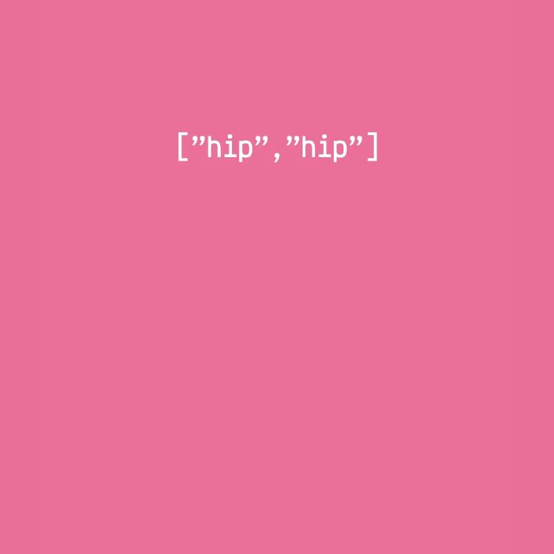 Hip Hip Array Programmer Coding