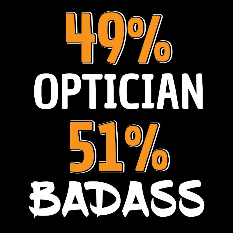 Chemise drôle d'opticien Badass - Test d'opticien