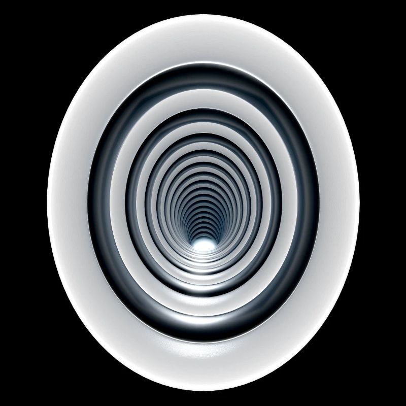 Effet vortex 3D avec tourbillon / effet tourbillon 3D