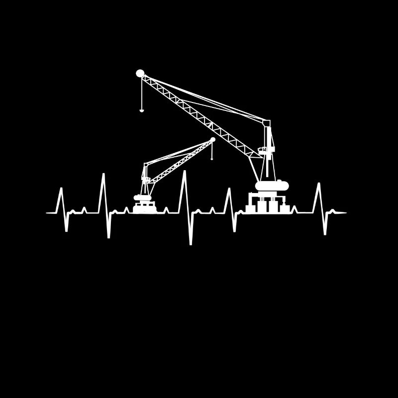 Crane cranes crane operator construction site excavator gift