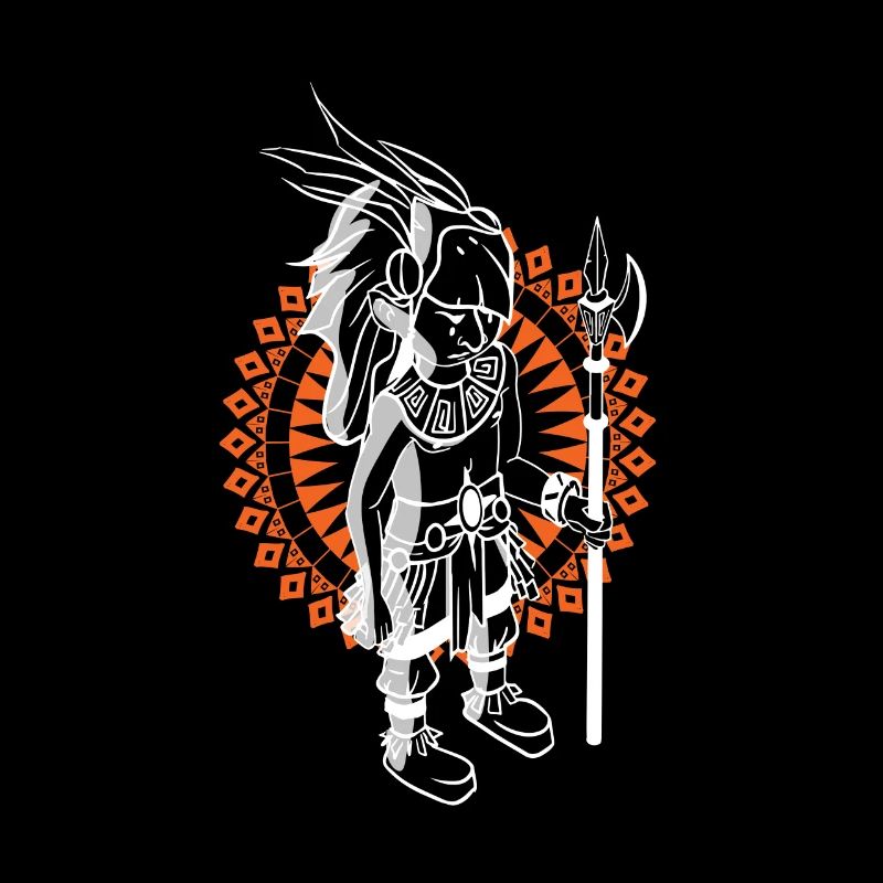 Aztec Man Warrior Maya Civilisation Indigène Inca