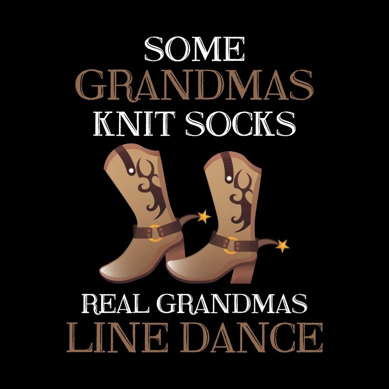 Line Dancing Oma Line Dancer Großmutter