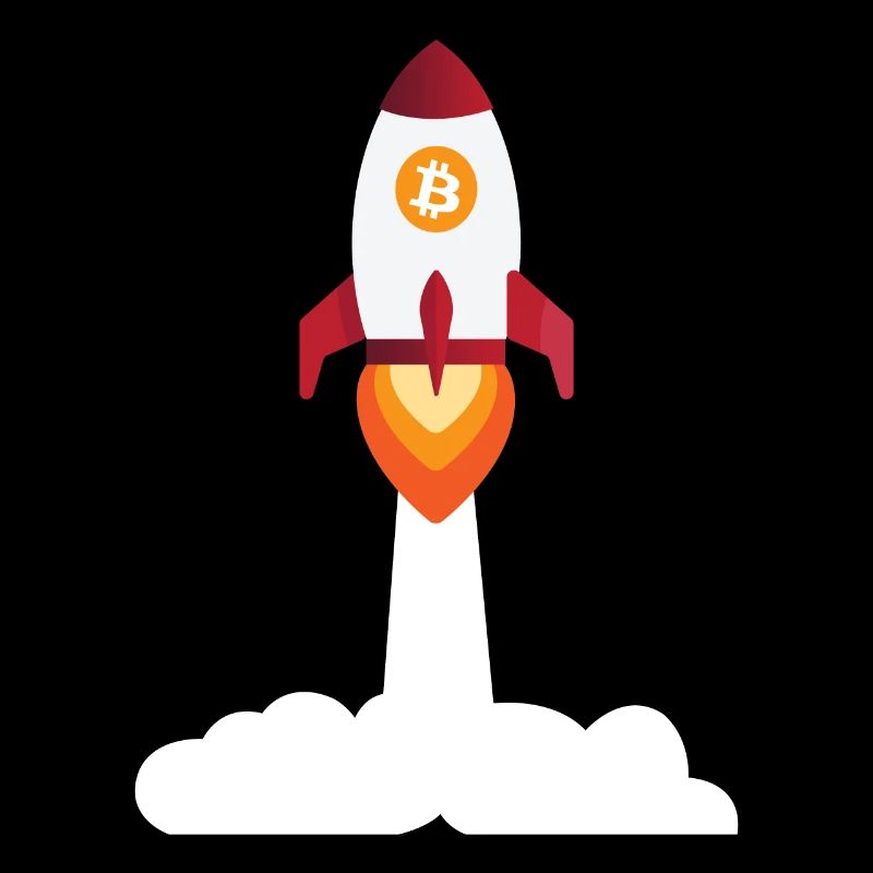 Bitcoin Rocket - Bitcoins de crypto-monnaie