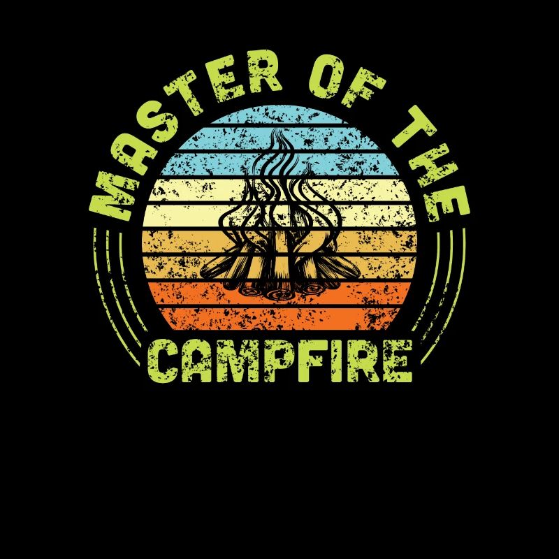 Master Of The Campfire Camping Camper Geschenk