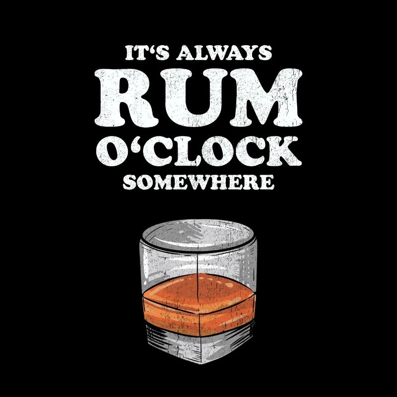 Mens Rum Drinker Gift I Funny Rum O Clock product