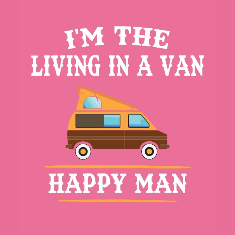 Minivan Camping Man Reisemobil Spruch