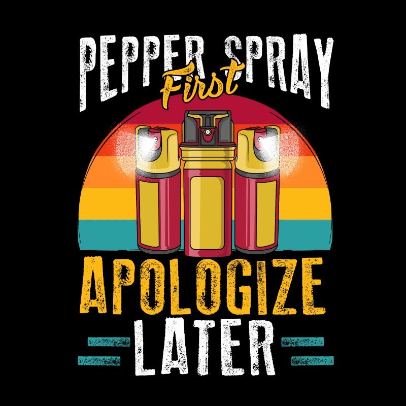 Pepper spray first, apologize later. Antisozial