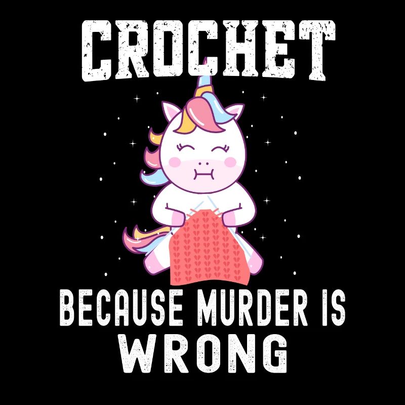 Crochet Because Murder Is Wrong, Unicorn Crochetin