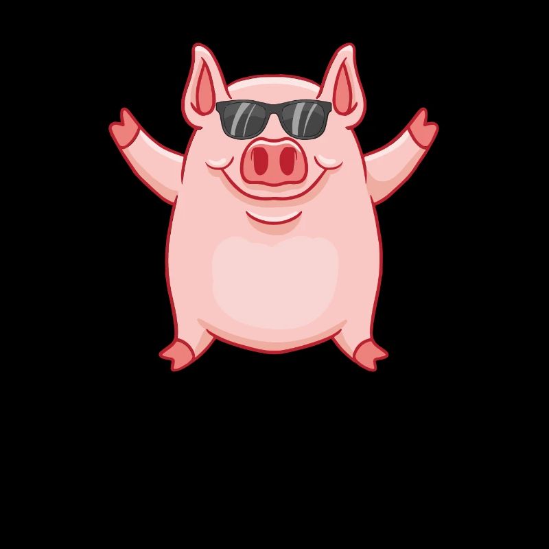 Lustiger Schweine Spruch als Geschenk