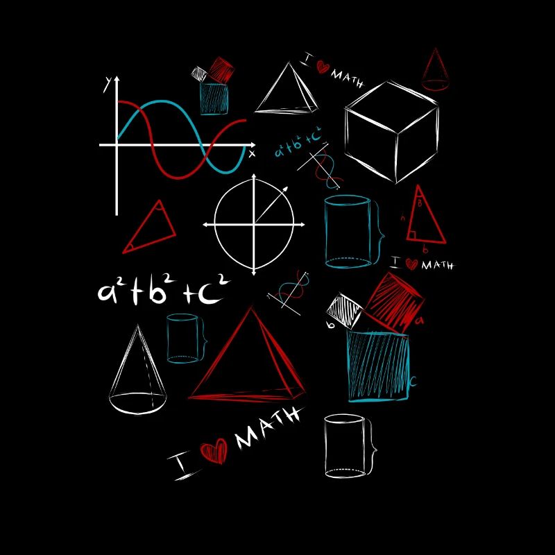 I Love Math - Mathematician & Math Teacher Formula
