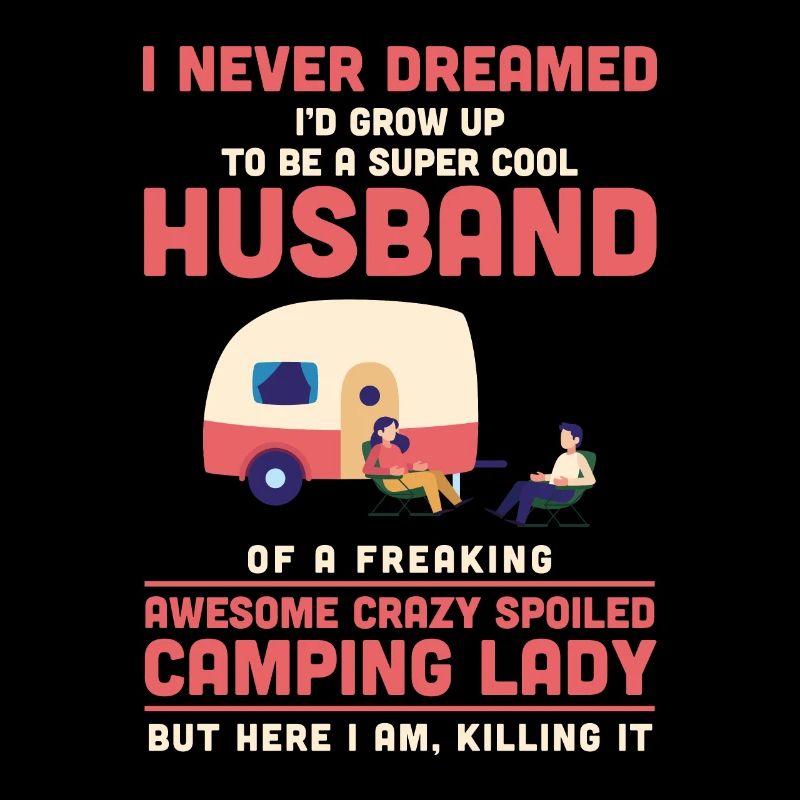 Ehemann Ehefrau Campen Camper Wohnwagen Geschenk