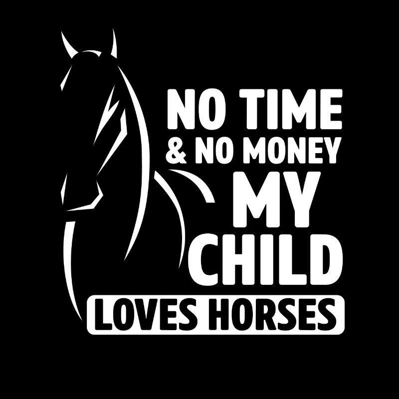 Drôle de cheval mère père enfant à cheval
