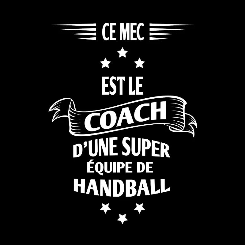 Ce mec est le coach d'une super équipe de handball