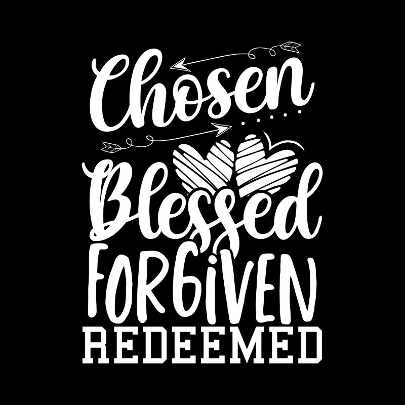 Christian Gift Chosen Blessed Forgiven Redeemed