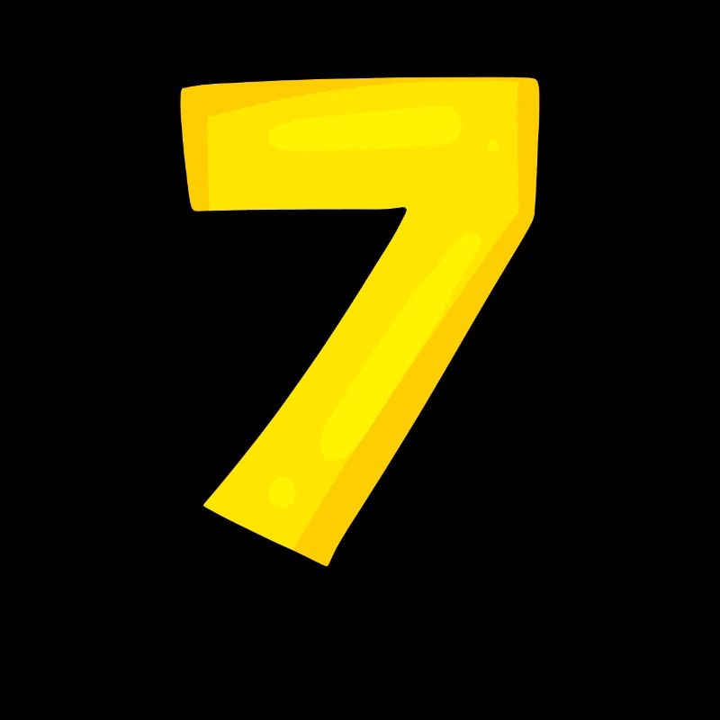 Nummer 7 - Zahl 7
