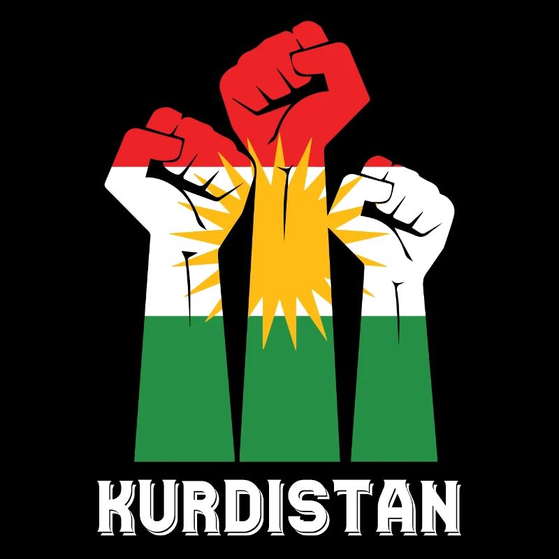 Kurdistan Liberté Kurde Drapeau kurde