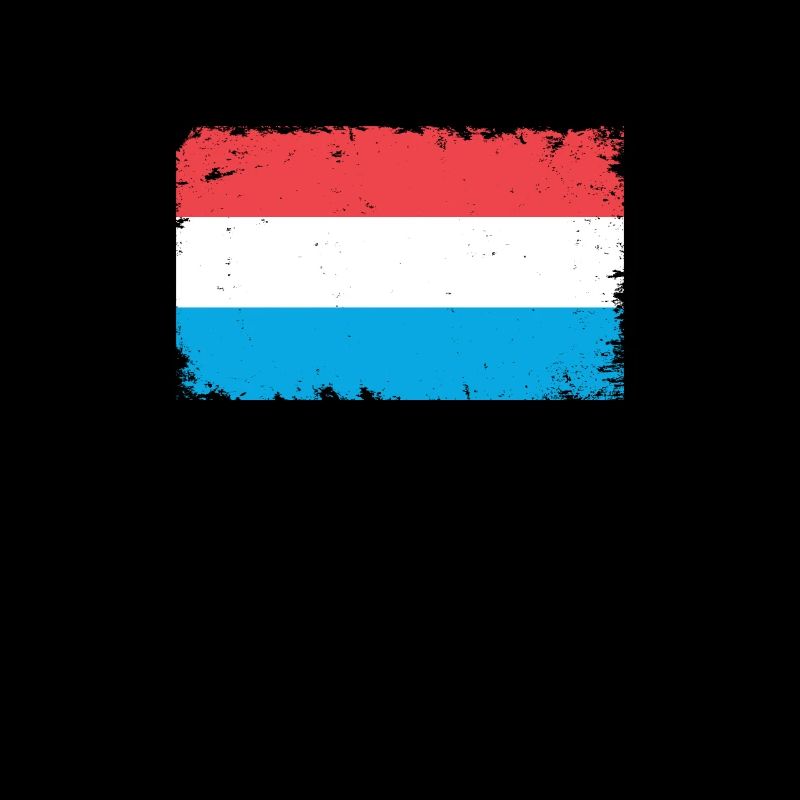 Luxembourg Herzschlag Flagge Vintage Luxembourg