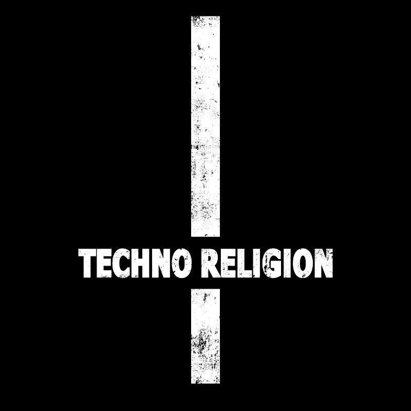 Techno - Rave - Cadeau - Techno merch - Cross