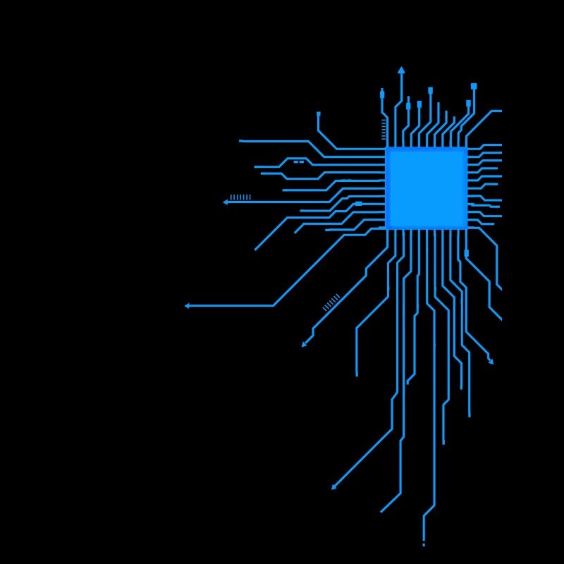 carte bleu ordinateur pc admin core cpu code nerd