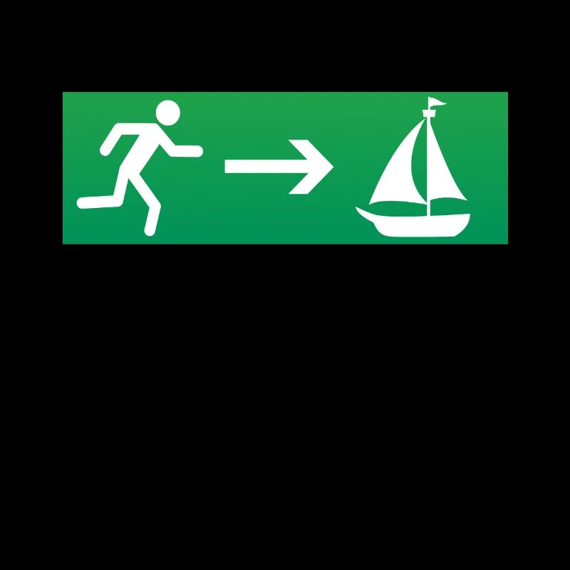 Emergency exit sailing sailboat