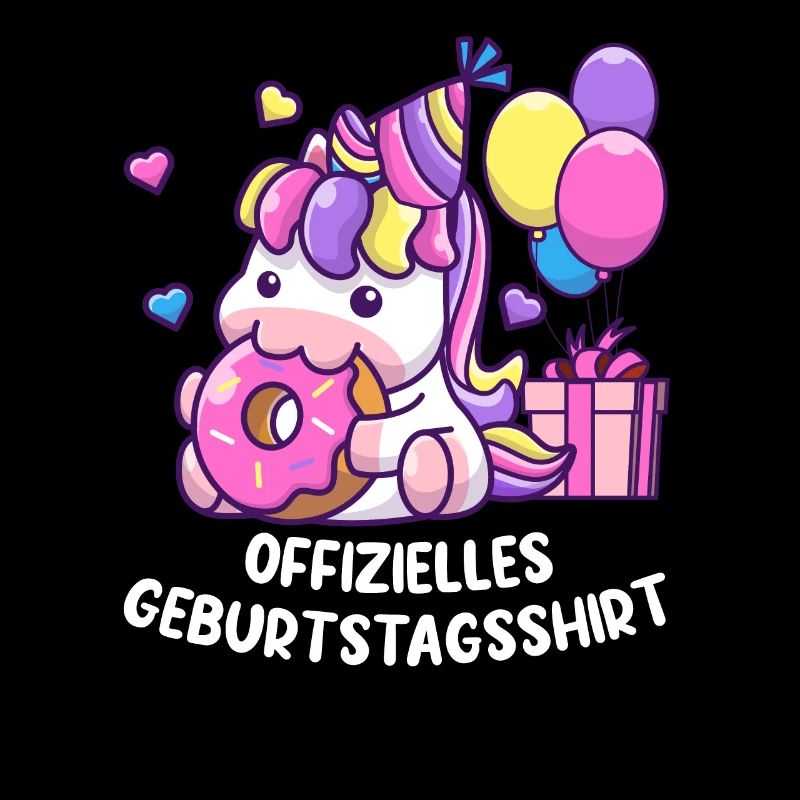 Einhorn Kindergeburtstag Geburtstagsshirt