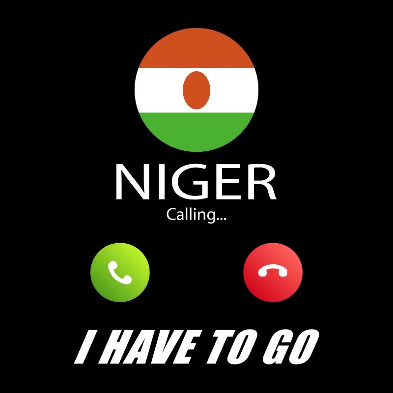 Niger ruft an Lusiger Flaggen Spruch