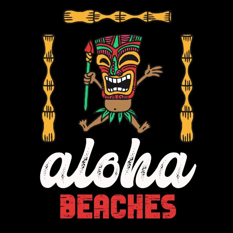 Plages d’Aloha Île tropicale d’été hawaïenne