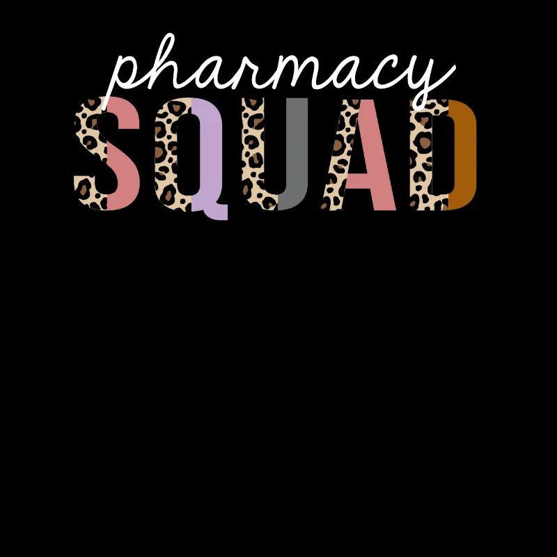 Pharmacy Squad Leopard Print Funny Gift