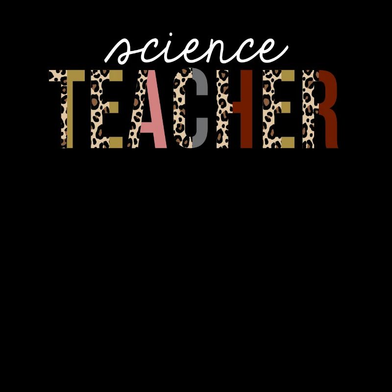 Professeur de sciences Leopard Print Drôle cadeau