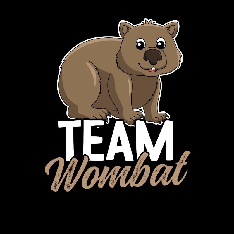 Lustiger Wombat Spruch - Beuteltier
