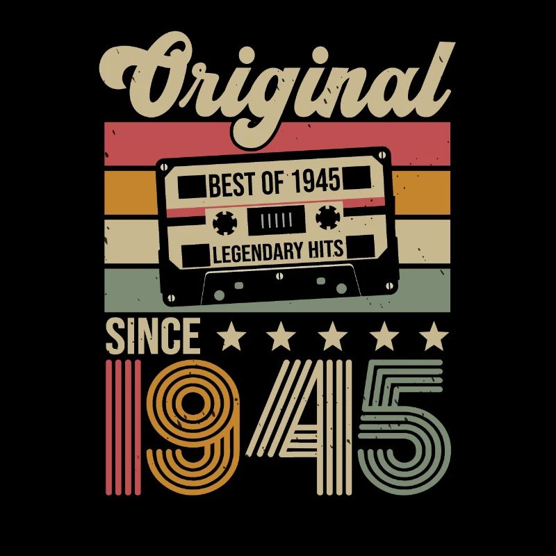 Vintage Geburtstag Original Geschenkidee 1945